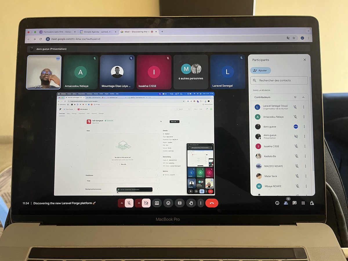laravel_sn's tweet image. 🚀This morning , we had an amazing session: Discovering the new Laravel Forge platform 🔥

Big thanks to everyone who joined us and shared insights.
The Laravel Senegal community keeps growing stronger 💪🇸🇳
@galsendev 
@laravelforge 
@laravelphp
