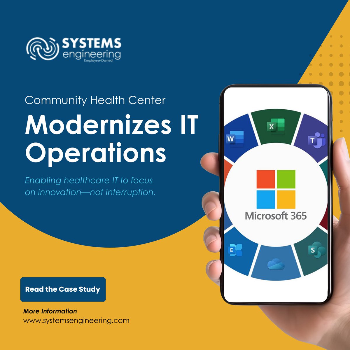 sysengineering's tweet image. Case Study
A New Hampshire community health center partnered with Systems Engineering to modernize its network, enhance security, and achieve HIPAA compliance, all with a lean IT staff.
Read the full case study: hubs.ly/Q03LtK6s0