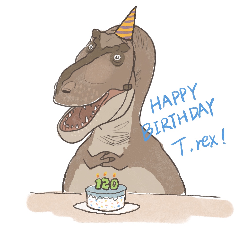 Say Happy Birthday to T.rex