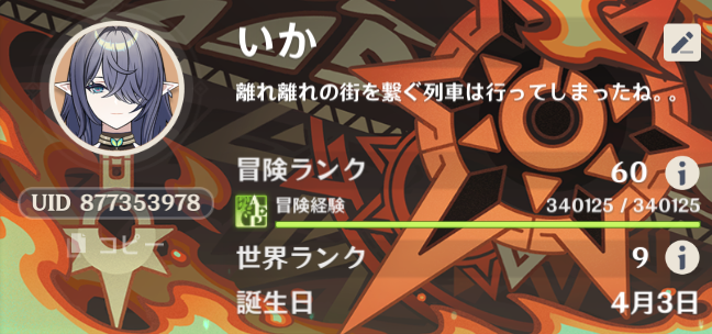 冒険ランク60達成！