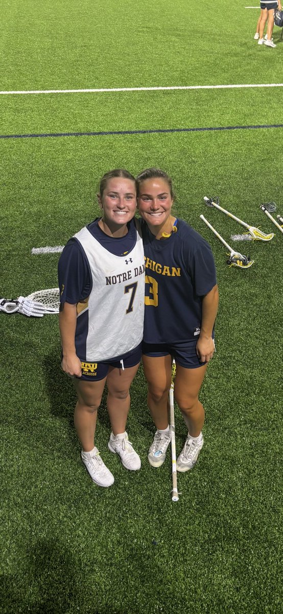 Alum Alert:  Great fall ball matchup last night in Ann Arbor as Notre Dame visited Michigan.  Fun to watch Former Rambler All Americans, State Champs and Captains, Maeve Dwyer (ND) and Emma Burke (Michigan) compete.  Go Ramblers! <a href="/LAGoRamblers/">Loyola Academy Athletics</a> <a href="/LoyolaAcademy/">Loyola Academy</a>