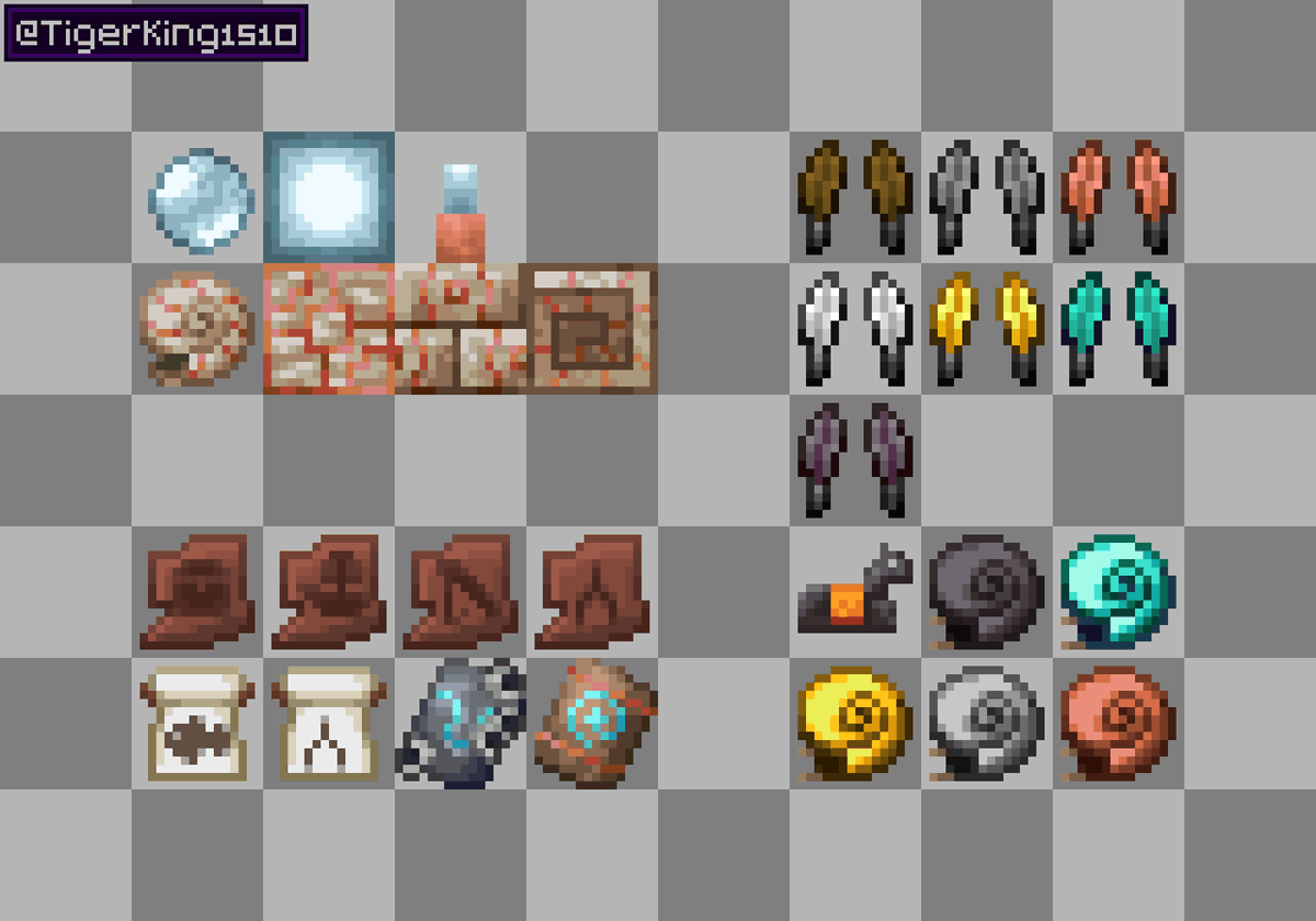 TigerKing1510's tweet photo. Obviamente veremos más cosas en este Drop además de los anunciado y creo que esto podría estar ahí. Sé que está mejorable pero estoy harto de dibujar
Los bloques de perla tendrían la capacidad de repetir el nivel de luz que reciba
#Miencraft #Pixelart #Drop4 #Océano #Monturas https://t.co/H5cocg2IIT