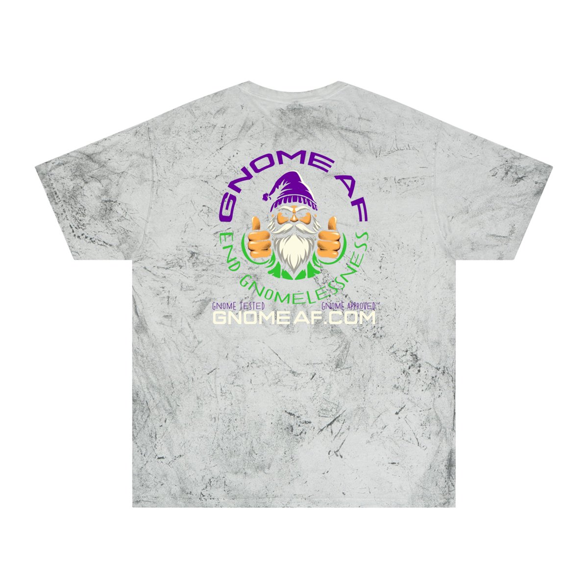 gnomeaf's tweet image. Stand out from the garden with our End Gnomelessness tee! At just $45, it&apos;s the ultimate personality upgrade for your wardrobe. Wear it, own it, and keep your neighbors guessing. 🌈🧙‍♂️ #GnomeAF #ColorfulVibes gnomeaf.com/products/end-g…