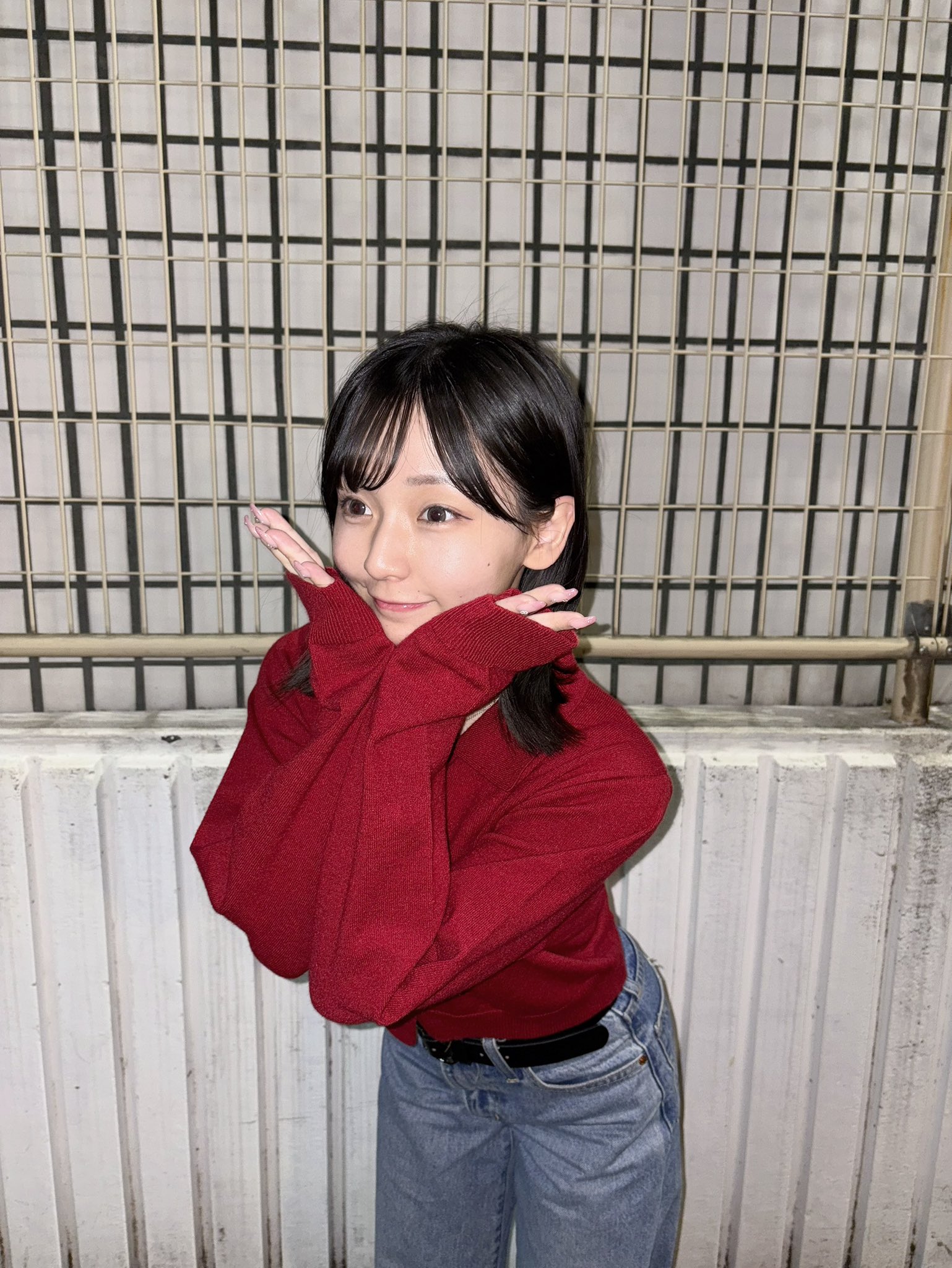 みさお 平成の自撮りはこの画角だったよね 画面が小さいから顔どーんっ