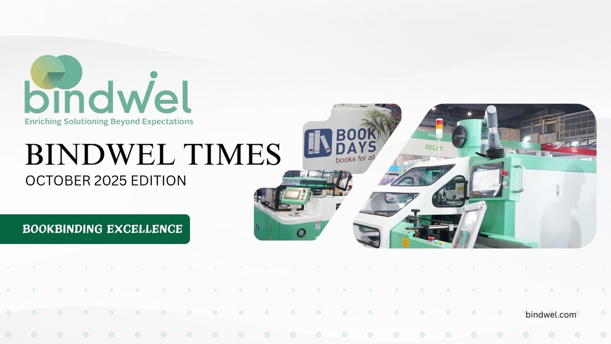 bindwel's tweet image. 📚 Every failed book has a lesson.

This month’s Bindwel Times uncovers real binding mistakes, printer stories, and the XE-CÜT PRO in action — plus your invite to the Books of Mistakes webinar.

👉  linkedin.com/pulse/bindwel-… 

#Bindwel #BookBinding #PostPress #PrintingInnovation