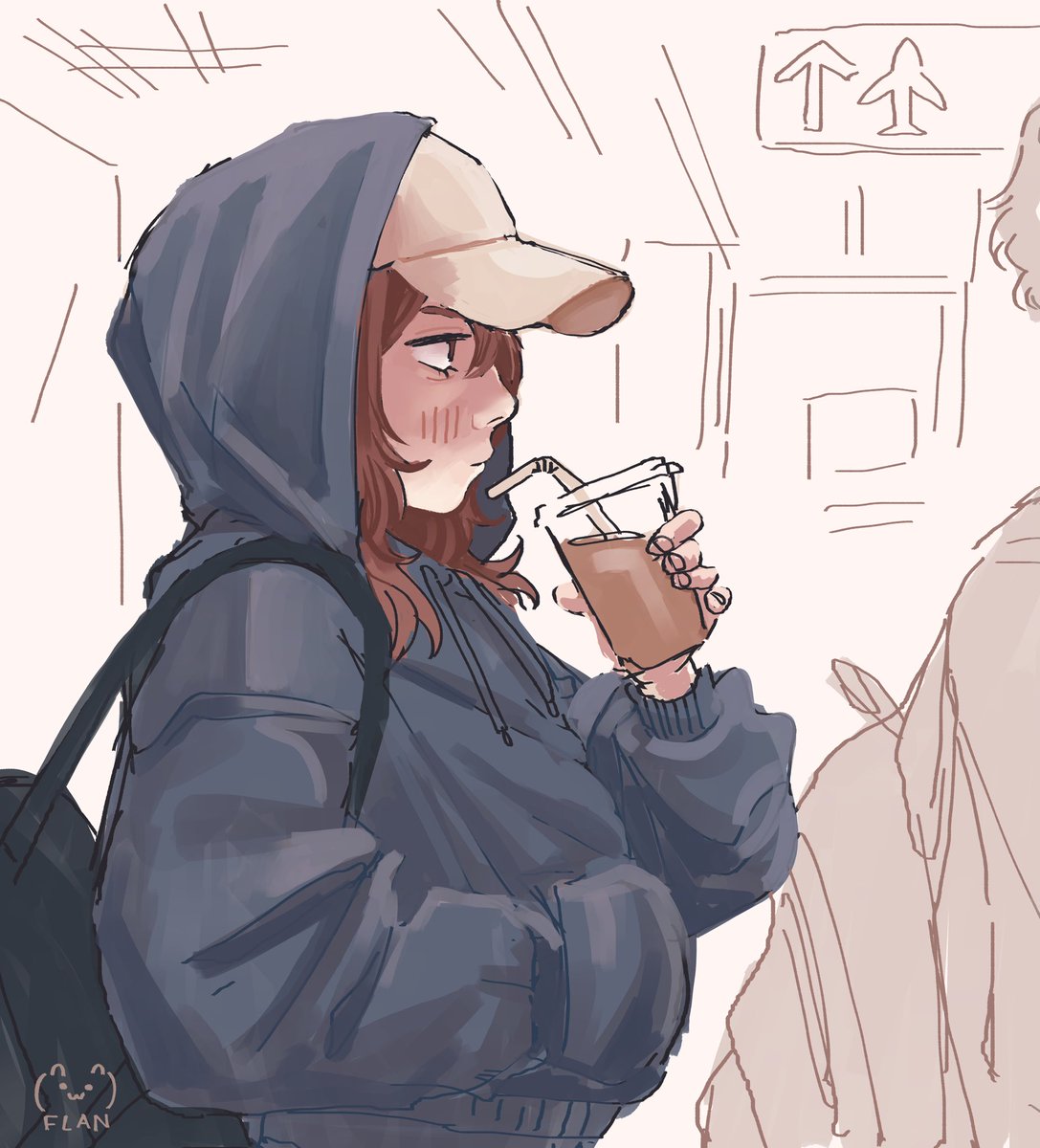 Flan_b00's tweet image. i love making timeskips bc idk why noel looks sad and andrés happy like something is going on i just don’t know what yet