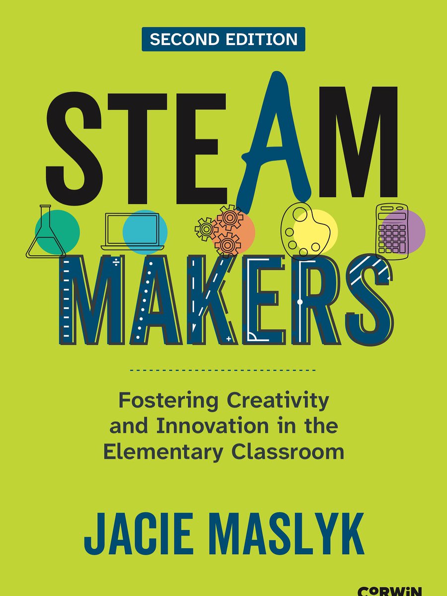 DrJacieMaslyk's tweet image. Take a look at what #librarians #library #educators are saying about the new edition of #STEAMMakers 👇