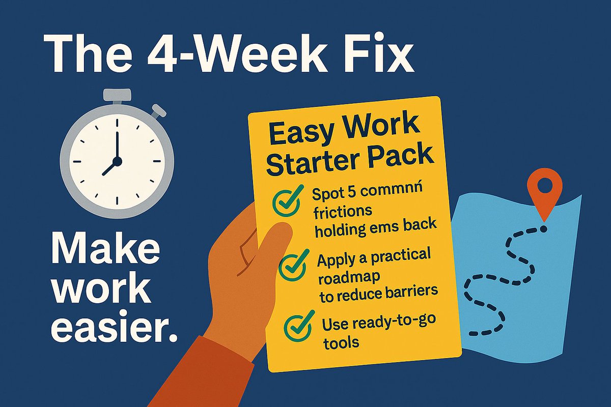 The 4-Week Fix

⏱️ In just 4 weeks, you can make work easier for your team.

👉 blend.world/ewstarter-pack/ Start now. It’s free.

#EmployeeExperience #HybridWork #LeadershipTools #WorkplaceDesign

<a href="/idreamisgreen/">iDream</a> <a href="/parthajeetsarma/">Parthajeet Sarma</a>