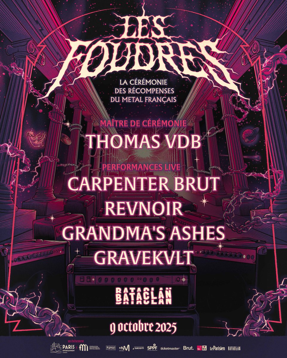 C'est ce soir au <a href="/bataclan_/">Bataclan</a>
C'est un combat que nous avons porté
C'est organisé par la <a href="/FedeMetallique/">FédéMetal</a>
Et c'est à 22h25 sur France.tv