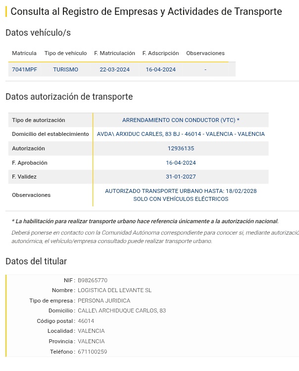 Está #VtcNoEsTaxi de #Valencia de una empresa de #Valencia trabajando #jodidamenteilegal <a href="/GVAMediAmbient/">M.Ambient Infraestructures Territori i Recuperació</a> de verdad no saben la diferencia entre #Hybrido y #Electrico ???