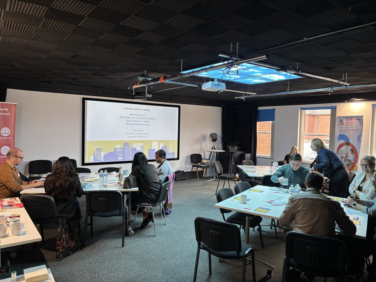 StepUpNet_Ed's tweet image. A huge thank you to everyone joined us at the #MidlandsEducators event this morning focussing on improving education, reducing inequality.

Thanks to @MiriamHussain_ @MrChrisPassey @character_guy Tiyana Thompson and Stacey Jordan for your contributions.