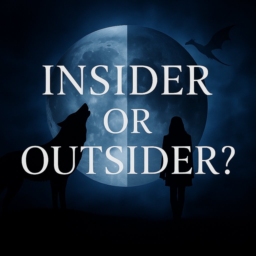Book 1 (His White Moonlight) follows a human raised with werewolves.
Book 2 (His Flash Mate) follows a human new to shifters.

Which perspective hits different for you?
💙 Drop INSIDER if you love humans who know.
💙 Drop OUTSIDER if you love clueless humans.