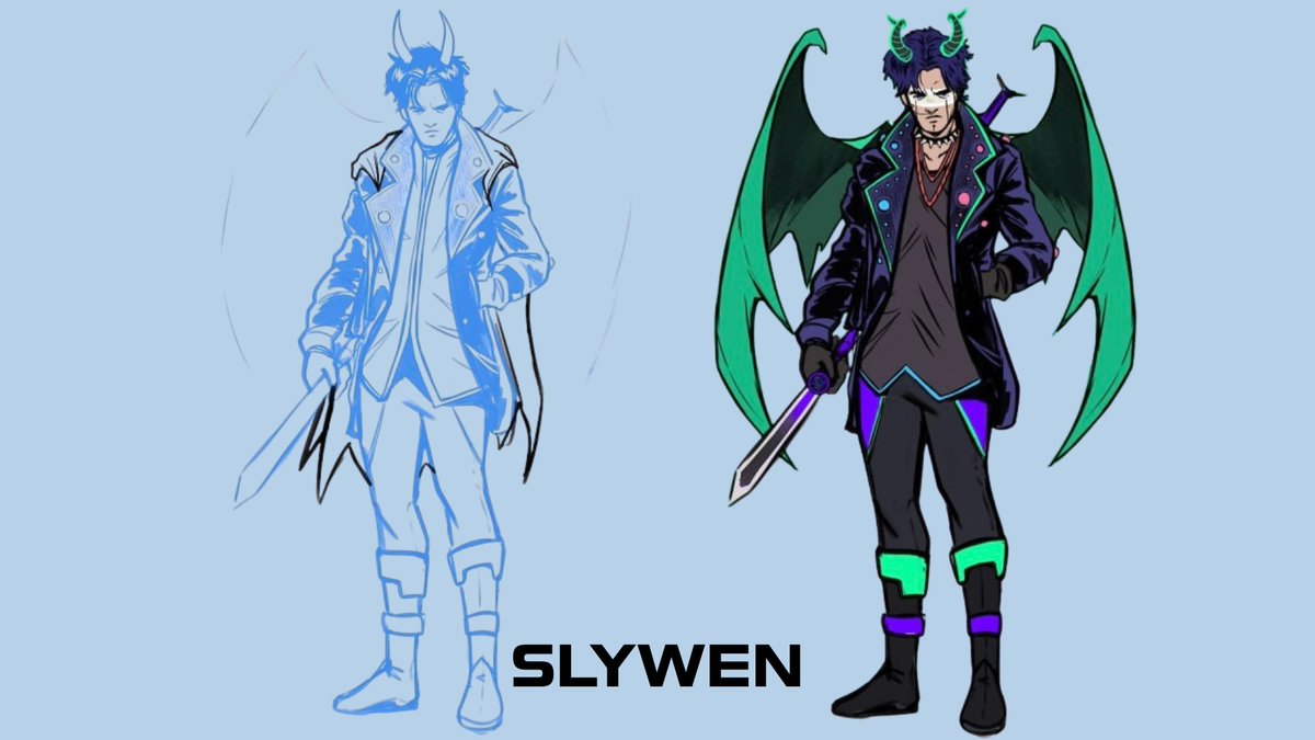 ExcomSociety's tweet image. Meet our second Excom comic main character (holy trinity of Excoms) → SLYWEN

Character Attributes: 

Strength
Strategy
Darkness

We are building a comic series that tells the stories of the Excom universe. This is who we are.