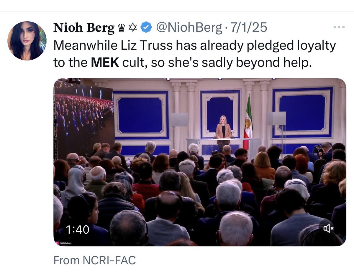 MosaferKchl's tweet image. 🚨 🚨 🚨 

These accounts like @NiohBerg not only promote the son of the deposed shah Reza Pahlavi, but also intensively work against the main Iranian opposition, the #MEK 👇