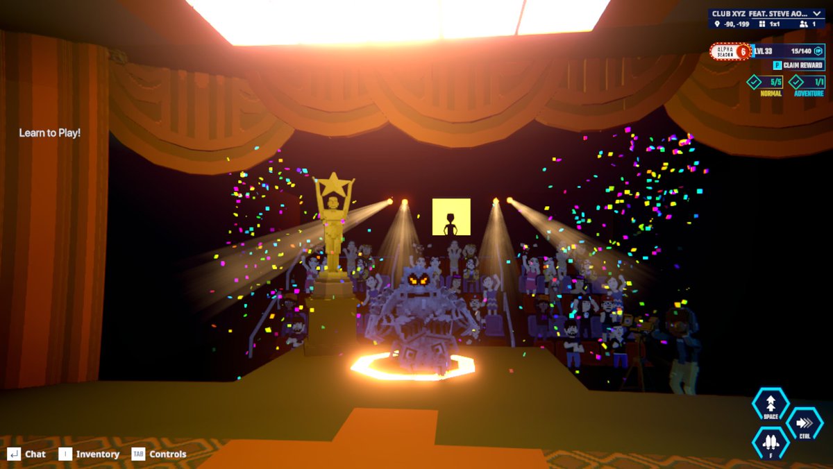 Say my name at the door to get in Club XYZ <a href="/TheSandboxGame/">The Sandbox</a>  tsbga.me/TheSandbox