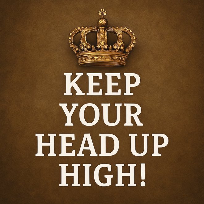 Don’t let your crown fall .  ♥️