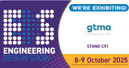 gtma1's tweet photo. 🎺We're exhibiting at The Engineering Design Show this October. Join us there!
8th October - 9th October, 2025 in the Coventry Building Society Arena.
@Engdesignshow
#EngDesignShow https://t.co/ScLIuRisEk