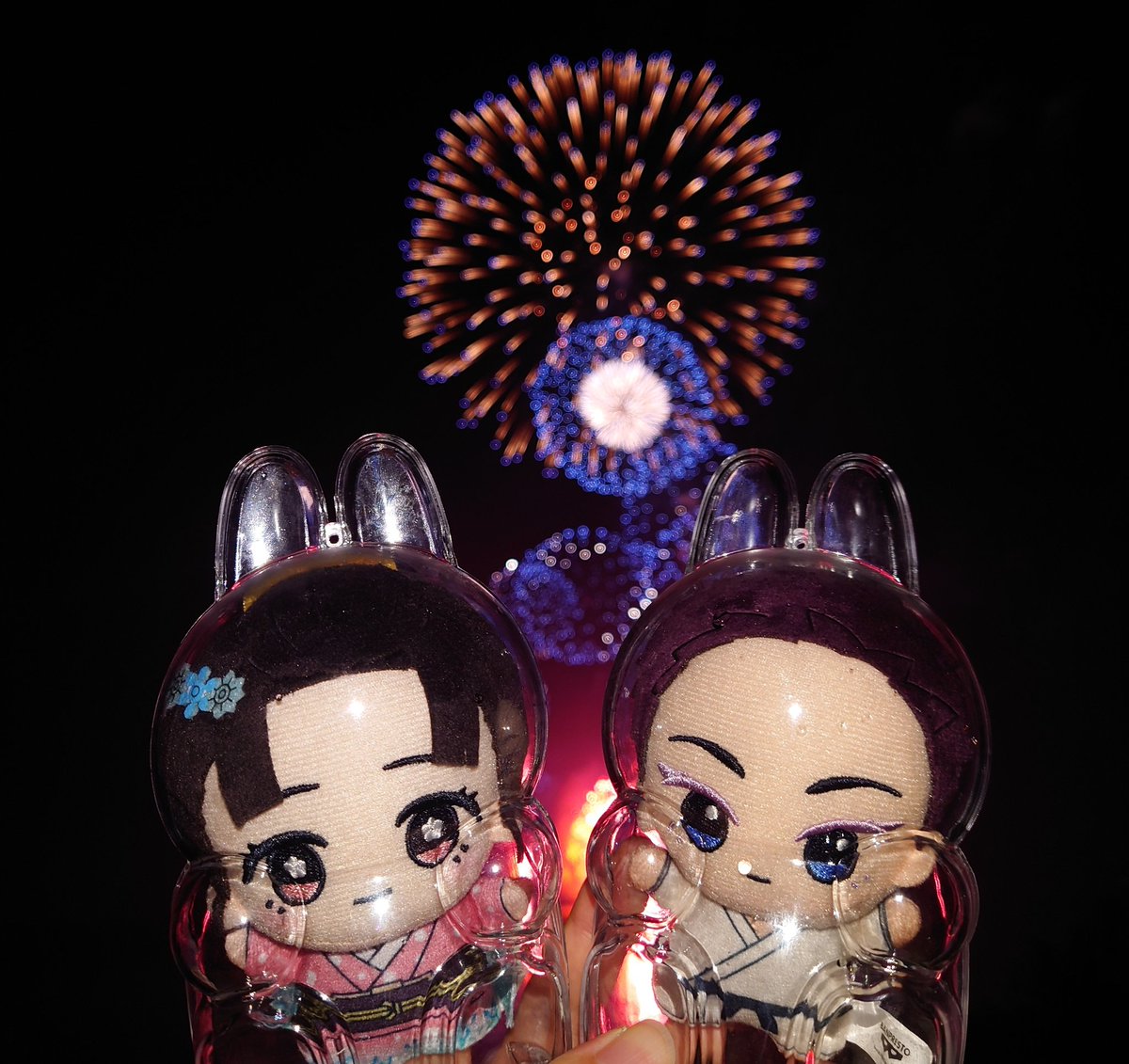 ponimooo's tweet photo. はくこゆぬいに花火見せてきたよ……！🏮👘🎆
ようやく見せてあげられた……🥹 https://t.co/lk4jjs2odK