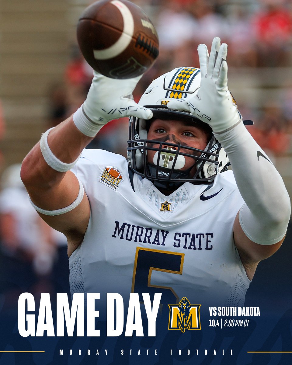 racersfootball's tweet image. Gameday in S.D.

🆚 South Dakota
⏰ 2 p.m.
📍 Vermillion, SD
📺 shorturl.at/YozOq
📻 shorturl.at/22oet
📊 shorturl.at/pZipo

#GoRacers🏇