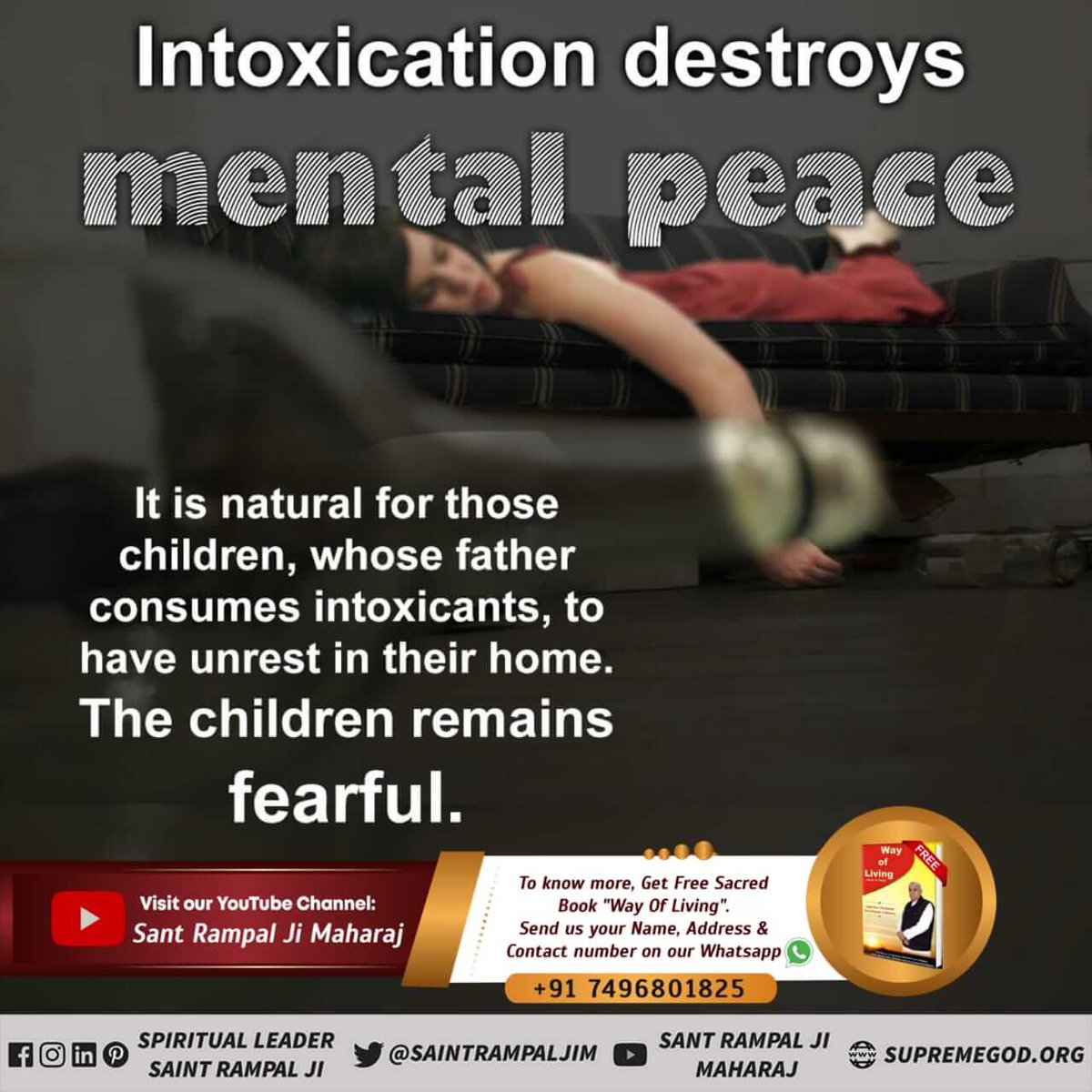 MThakur27417705's tweet photo. #GodNightSaturday 

THINK DRINK PERSON
 Today, any child feels very proud when he has to introduce his self-supporting father.
 Children are victims of inferiority complex in introducing alcoholic relatives.
Visit Sant Rampal Ji Maharaj YouTube Channel #saturdaymorning https://t.co/OrMm4DhHFu