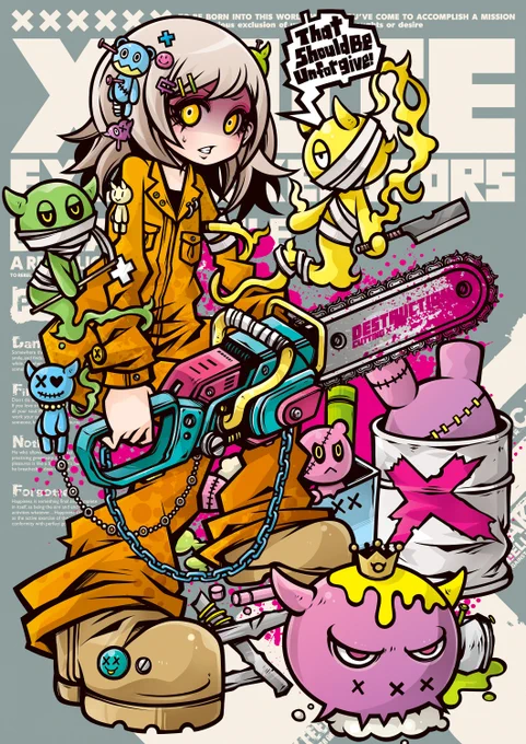 BREAK UP デザフェスの新作イラストです!!