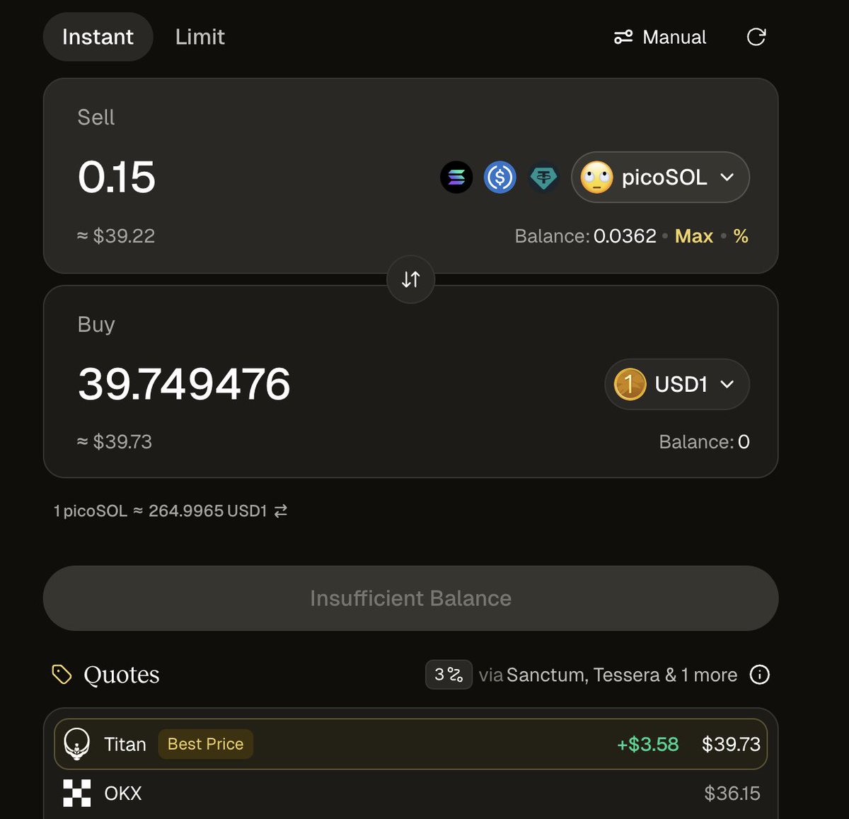 0.15付近でpicoSOL来てます