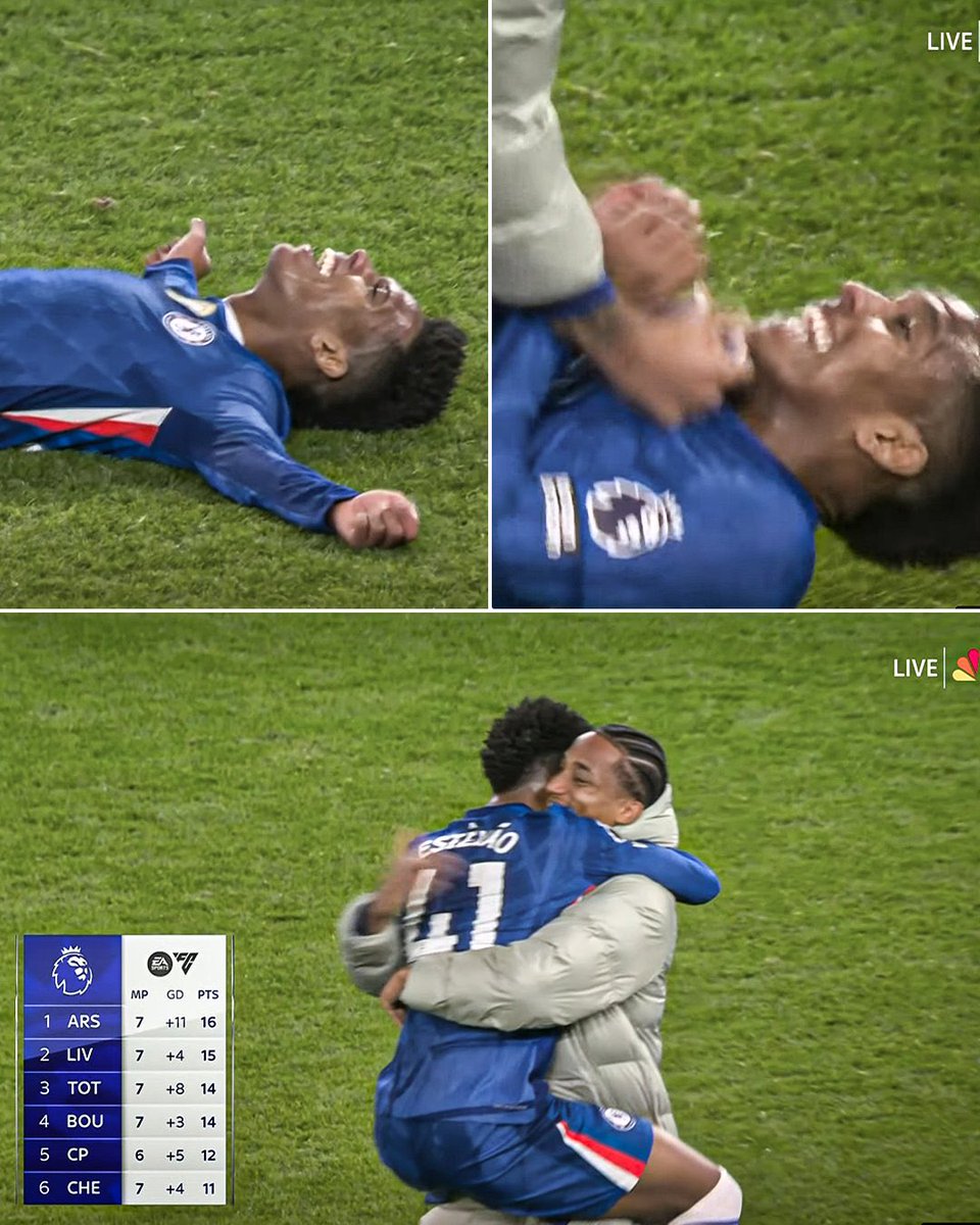 جواو بيدرو اول لاعب ذهب لاستيفاو بعد صافرة النهاية ضد ليفربول 💙 🇧🇷