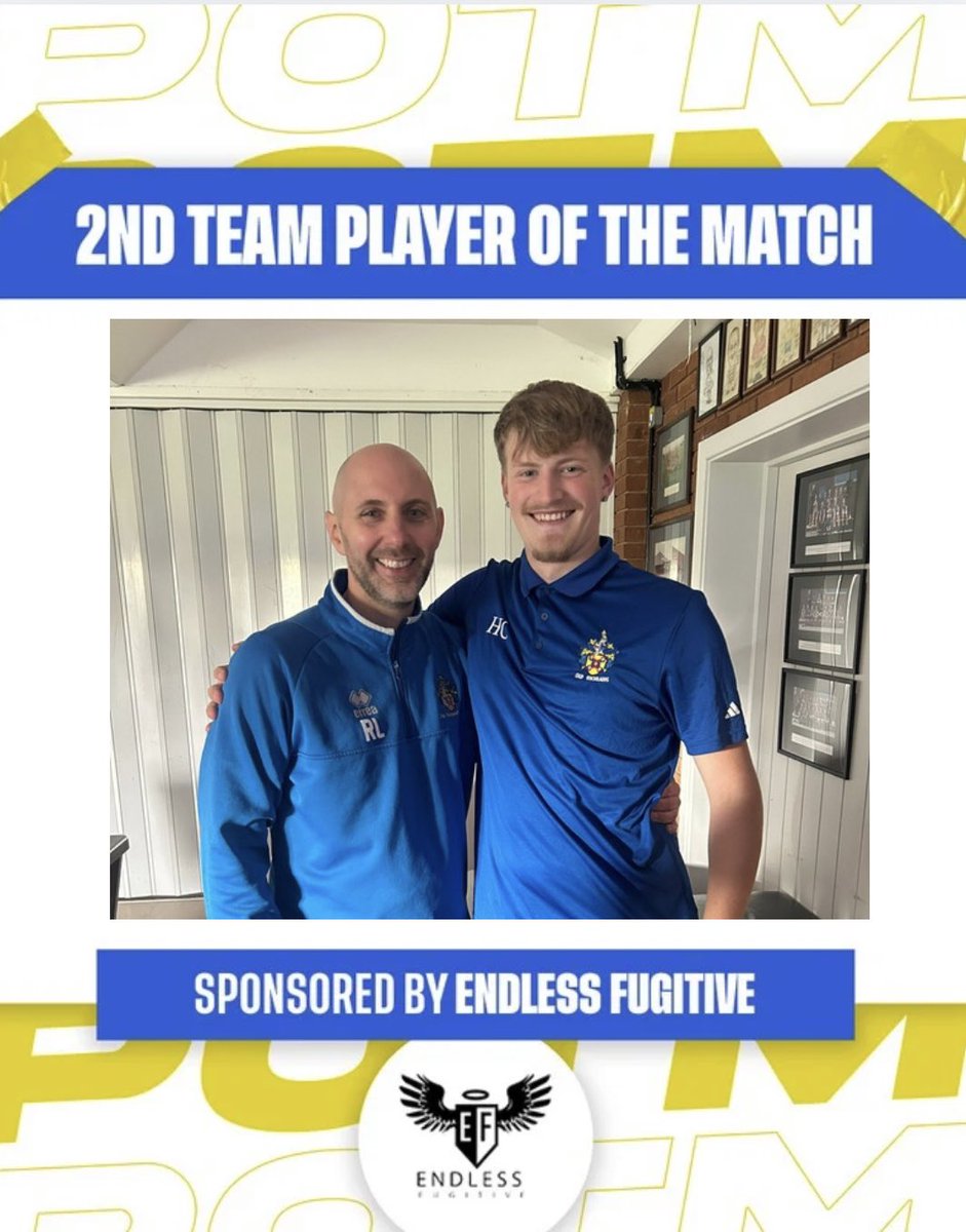 Old Richians AFC (@oldrichiansafc) on Twitter photo Today’s Player of the Match awards!!
<a href="/AdelfosUK/">Adelfos Web Design</a> Player of the Match goes to Sam Sysum
<a href="/endlessfugitive/">endlessfugitive</a> Player of the Match goes to Harvey Cookes
Well done gents 🔵🟡 Today’s Player of the Match awards!!
<a href="/AdelfosUK/">Adelfos Web Design</a> Player of the Match goes to Sam Sysum
<a href="/endlessfugitive/">endlessfugitive</a> Player of the Match goes to Harvey Cookes
Well done gents 🔵🟡