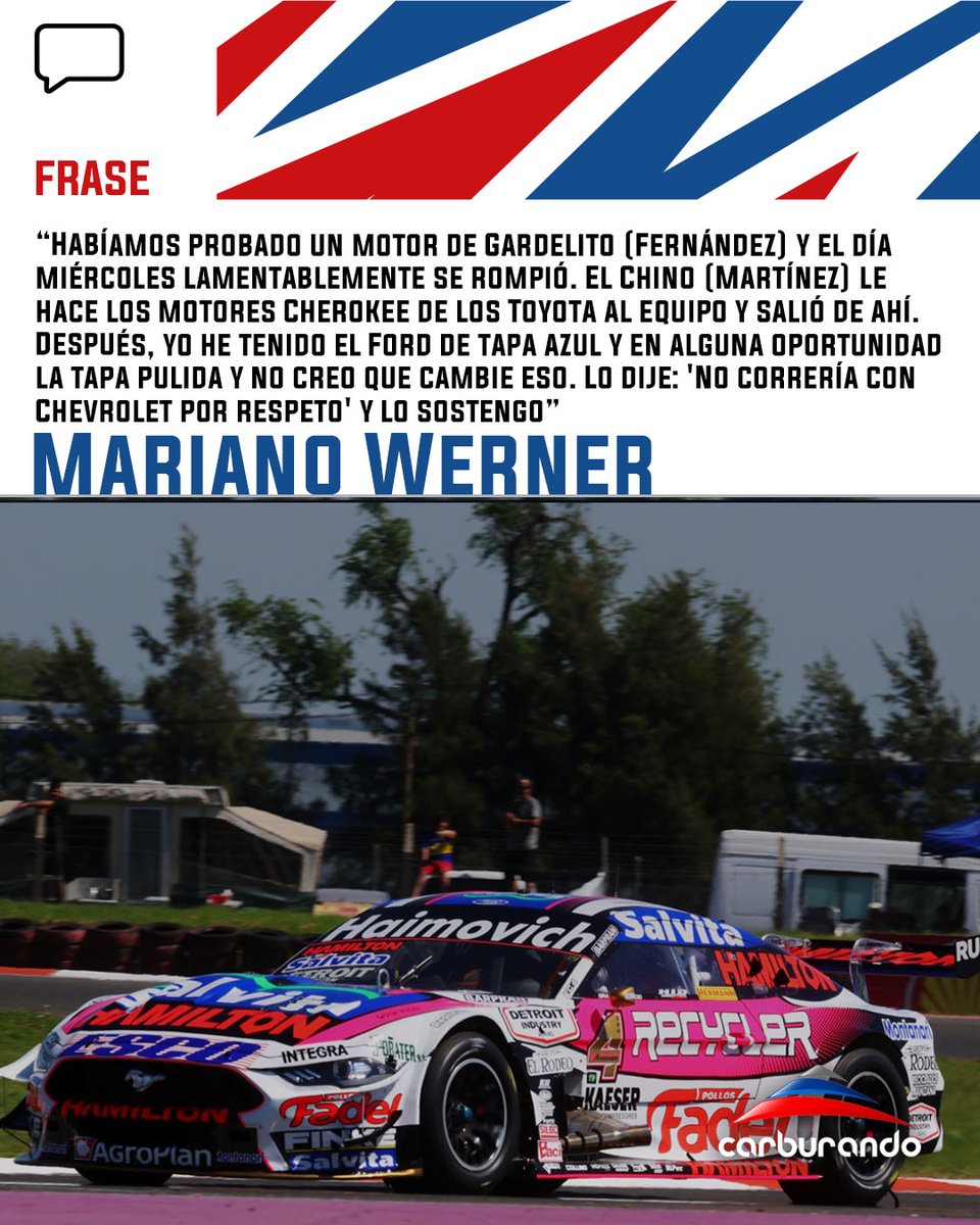 🗣️ @mwernerok habló en exclusiva con Carburando sobre la situación con sus motoristas y nos explico más a detalle lo que ocurrió.

#Werner #TCenSanNicolás