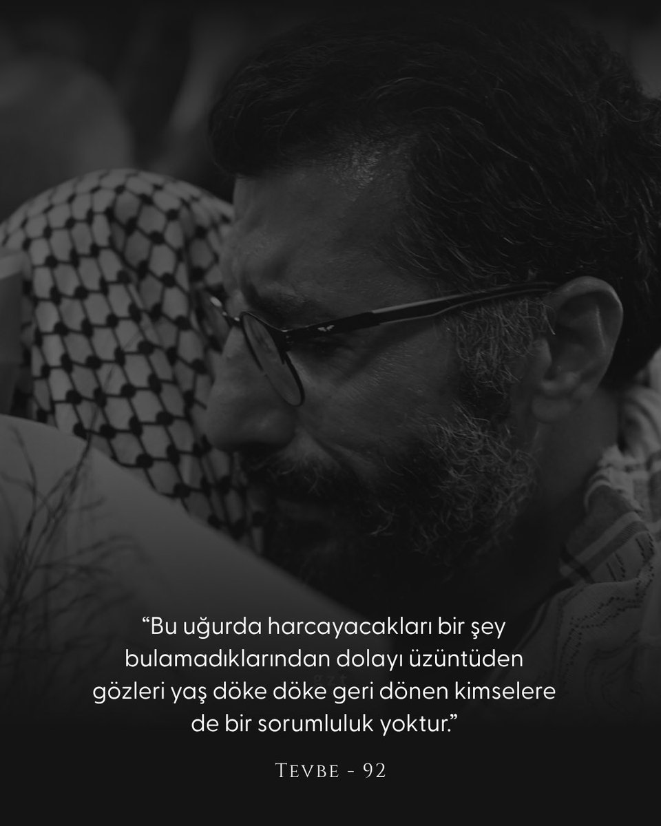 “Gözleri yaş döke döke geri dönen kimselere de bir sorumluluk yoktur.”