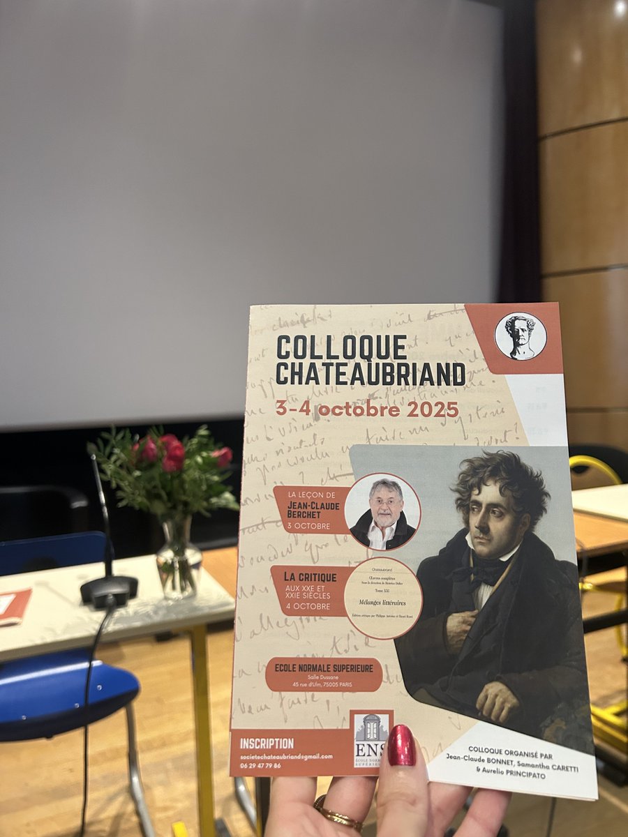 jorissia_'s tweet image. 4 octobre, jour de la Saint François, 2e jour du colloque Chateaubriand
(oui, on fait les choses bien à la Société Chateaubriand !)