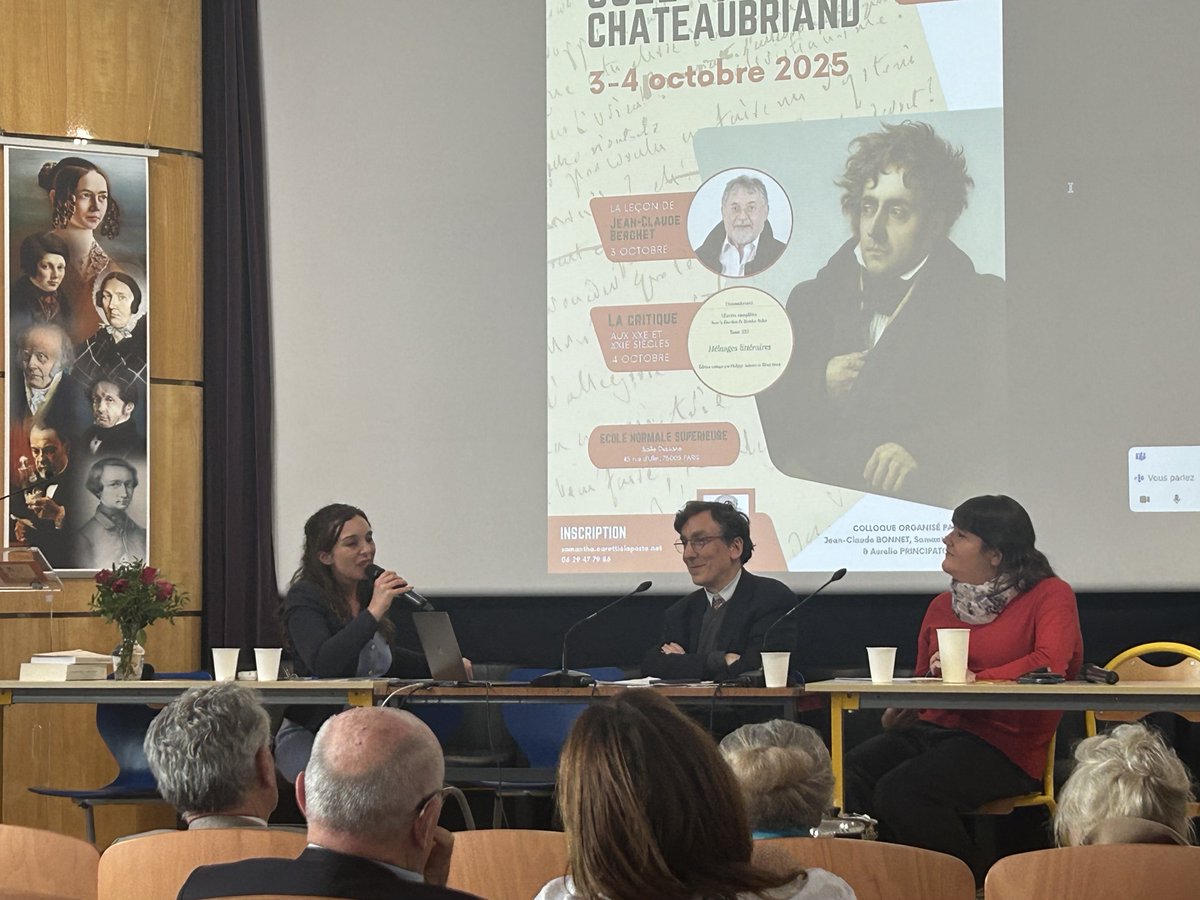 jorissia_'s tweet image. 4 octobre, jour de la Saint François, 2e jour du colloque Chateaubriand
(oui, on fait les choses bien à la Société Chateaubriand !)