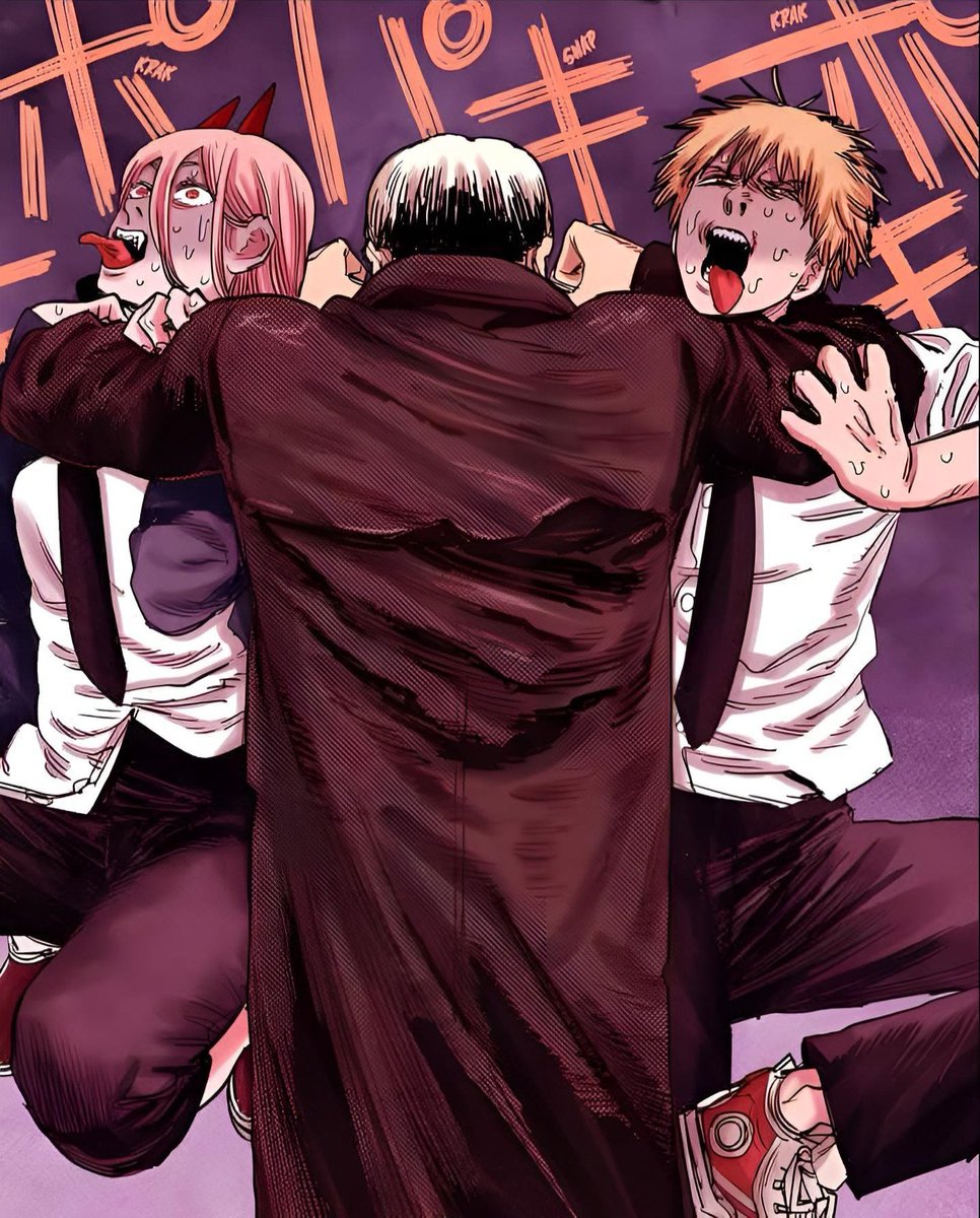This is exactly how Chainsaw Man fans would hug Fujimoto if they met him in real life