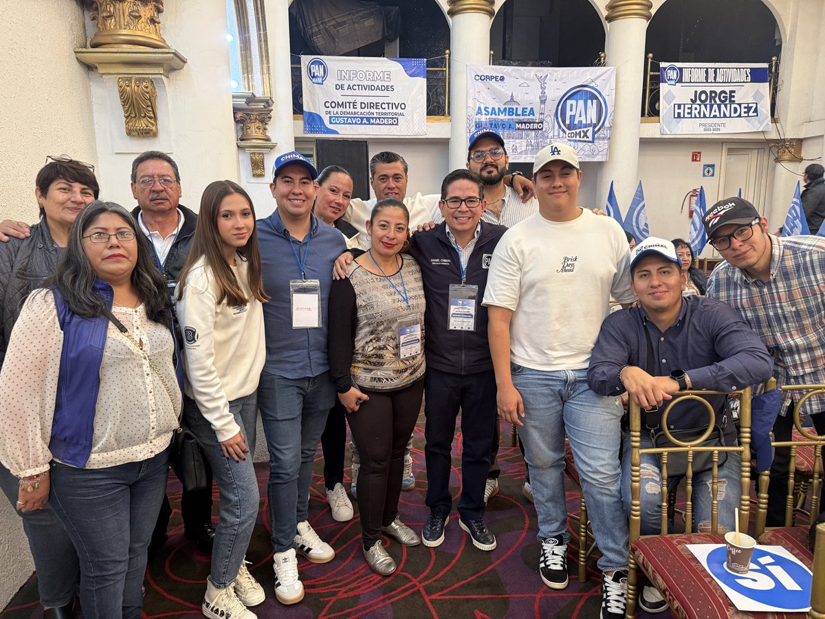 Estamos en nuestra asamblea de Gustavo A Madero. 🔵
