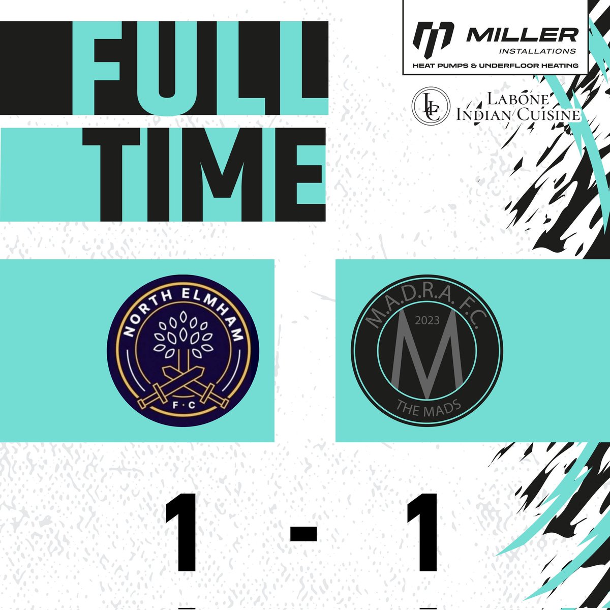 𝗙𝘂𝗹𝗹 𝗧𝗶𝗺𝗲
A point on the road. A tight game that neither team could quite get a hold of.
Back at home in the cup next week.
#UpTheMads #OneStepBeyond