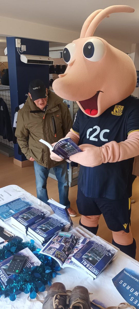 Copies of Roots &amp; All selling well in the club shop today.
Every Shrimper should have one.