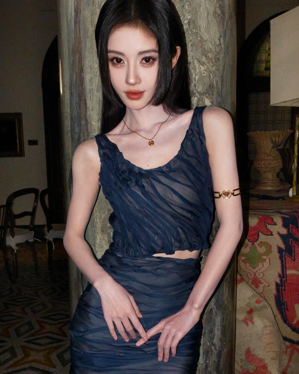 Versace's tweet image. Versace Spring Summer 2026 unveiled at the Pinacoteca Ambrosiana, Milan.