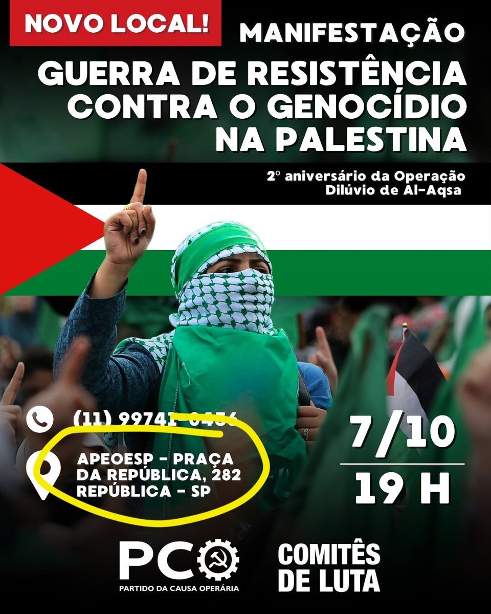 O Sindicato dos Professores de SP <a href="/APEOESP/">Sindicato Professores SP</a> vai promover uma COMEMORAÇÃO dos atentados de 7 de outubro

Os professores vão mesmo deixar que seu sindicato COMEMORE:

Ataques do Hamas
Terrorismo
Estupro como arma de guerra
Assassinato de bebês
Festa com caixão de bebês assassinados