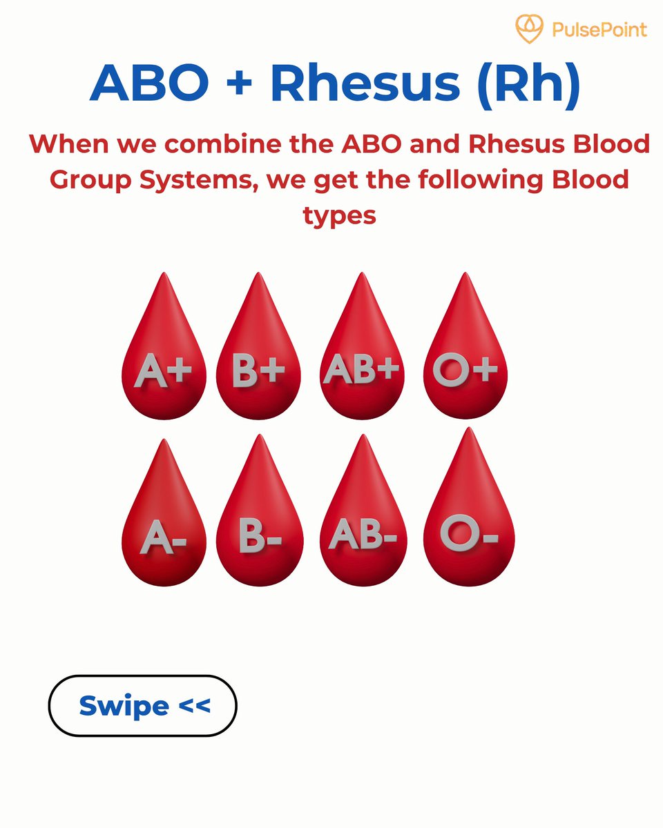 pulsepointngo's tweet photo. Follow @pulsepointngo to learn more and be part of the lifesaving movement.
#BloodDonation #DonateBlood #BloodTypes #ABOSystem #RhesusFactor #SaveALife #Pulsepoint https://t.co/KNJblH0YoS