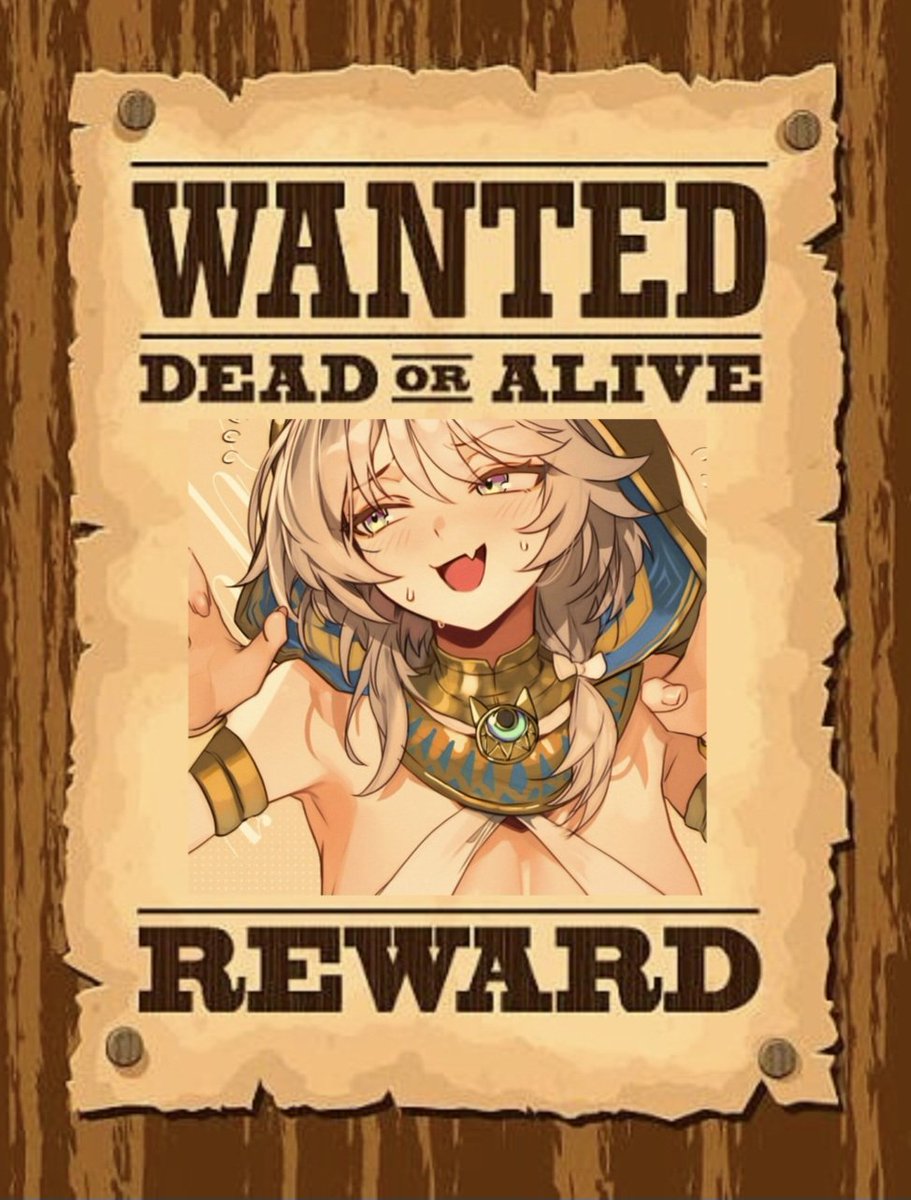 ᅠᅠ
           ¤[𝐖𝐀𝐍𝐓𝐄𝐃 𝐃𝐄𝐀𝐃 𝐎𝐑 𝐀𝐋𝐈𝐕𝐄]¤
                                ☆☆☆☆☆
                     Wanted for Robbery,    
            Prositution, and Public Nudity

                         💎♡+⟳+D20💎

       ⛓️Will you catch her or not?~♡⛓️