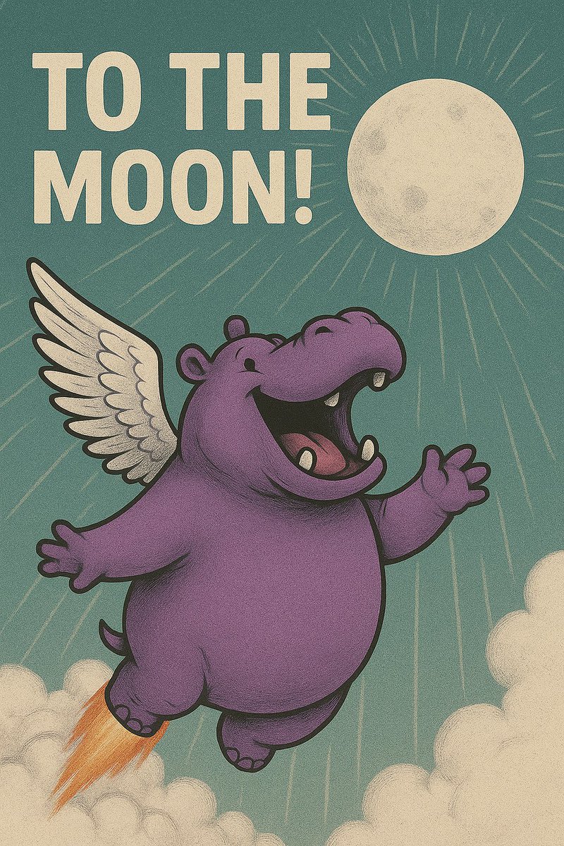 🦛💪 Join the #HIPPOchallenge! Show us your best 'hippo dance' and share it with us using #GiveBackWithHIPPO. The funniest vid wins a FREE $HIPPO token bag! 🚀💜