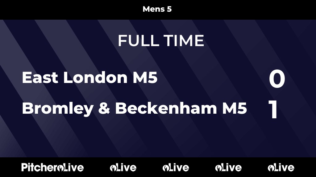 FULL TIME: East London M5 0 - 1 Bromley &amp; Beckenham M5
#EASBRO #Pitchero
brombeckshockey.com/teams/201569/m…