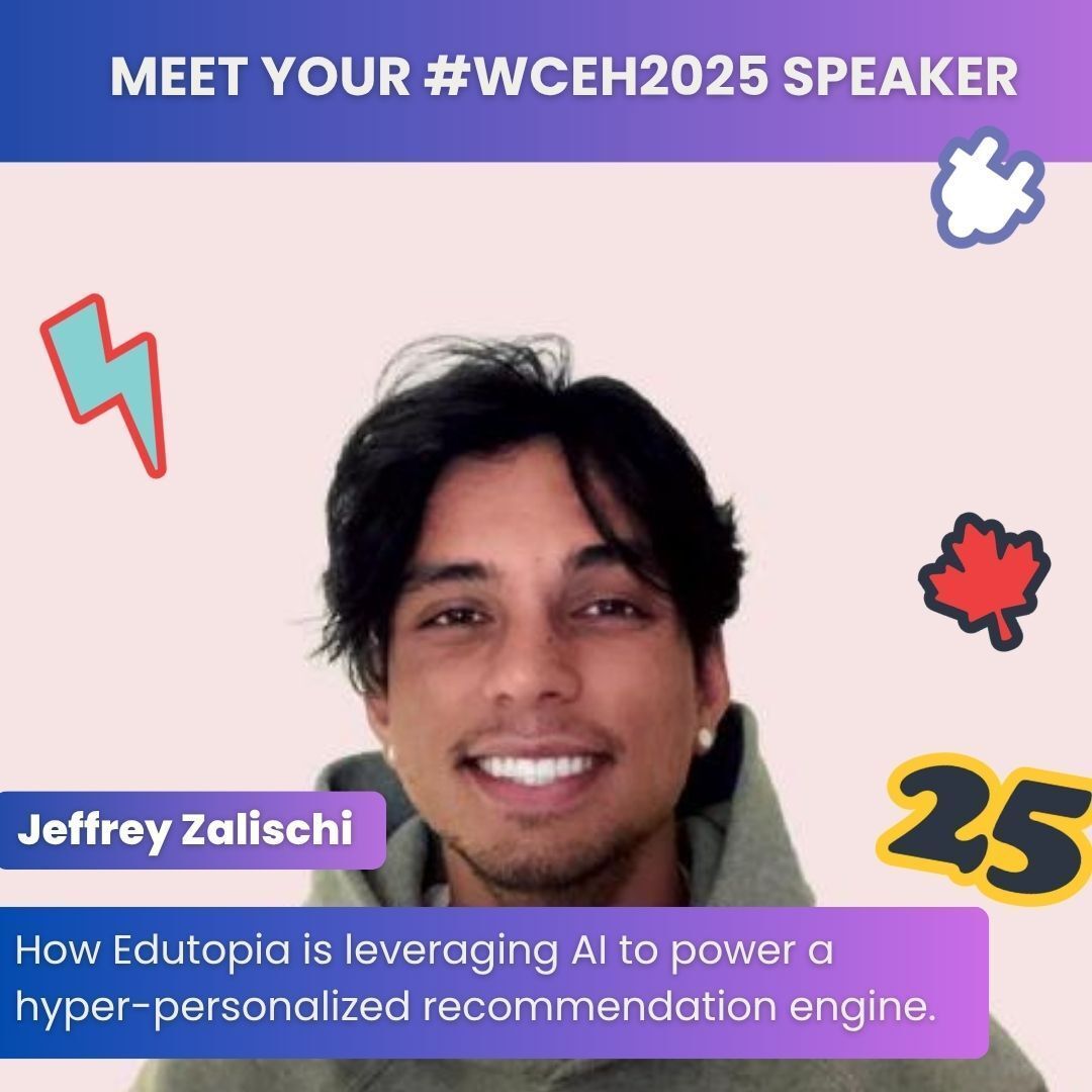 WordCamp Canada (@wordcampcanada) on Twitter photo 📢 Speaker Spotlight: Jeffrey Zalischi, Senior Software Engineer & AI specialist at Trew Knowledge.
At #WCCanada2025 he’ll present: How Edutopia is Leveraging AI to Power a Hyper-Personalized Recommendation Engine.
📅 Oct 17, 3:00 pm | Track 2
🔗 canada.wordcamp.org/2025/speaker/j…
#WCEH25 📢 Speaker Spotlight: Jeffrey Zalischi, Senior Software Engineer & AI specialist at Trew Knowledge.
At #WCCanada2025 he’ll present: How Edutopia is Leveraging AI to Power a Hyper-Personalized Recommendation Engine.
📅 Oct 17, 3:00 pm | Track 2
🔗 canada.wordcamp.org/2025/speaker/j…
#WCEH25