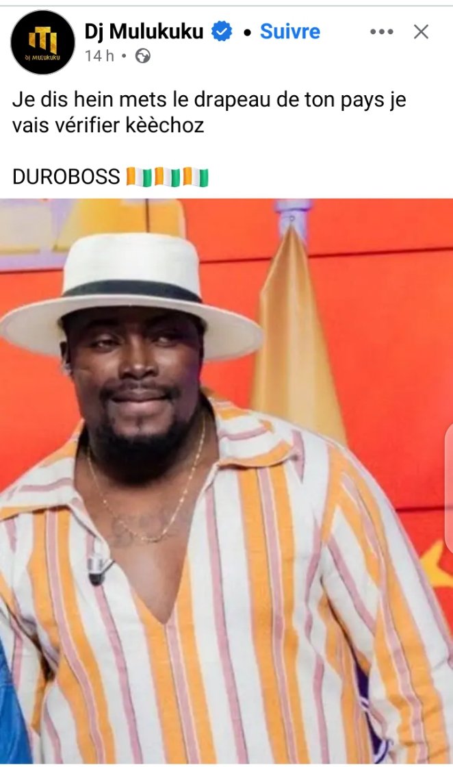 En pleine tension avec le Burkina Faso, Mulukuku DJ en mode publicité en faveur du Burkina.

Je me demande comment les gens réfléchissent !

<a href="/NCI_Television/">NCI - Nouvelle Chaîne Ivoirienne</a>
C'est normal ça ?

Tom la souris 🕵️