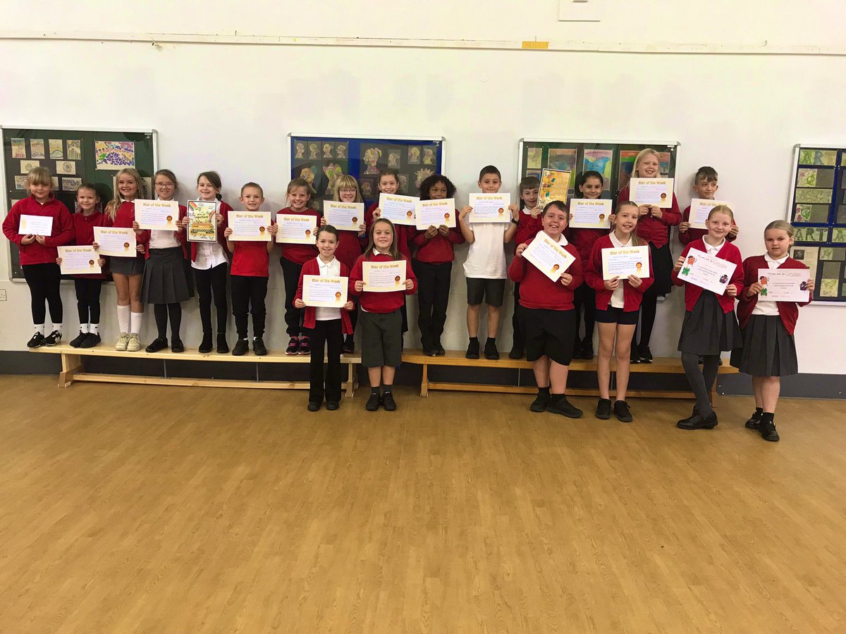 This week’s celebration assembly certificate winners 👏🏻