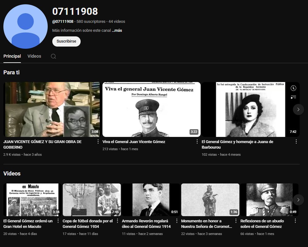 Acabo de dar con este canal... 👁️