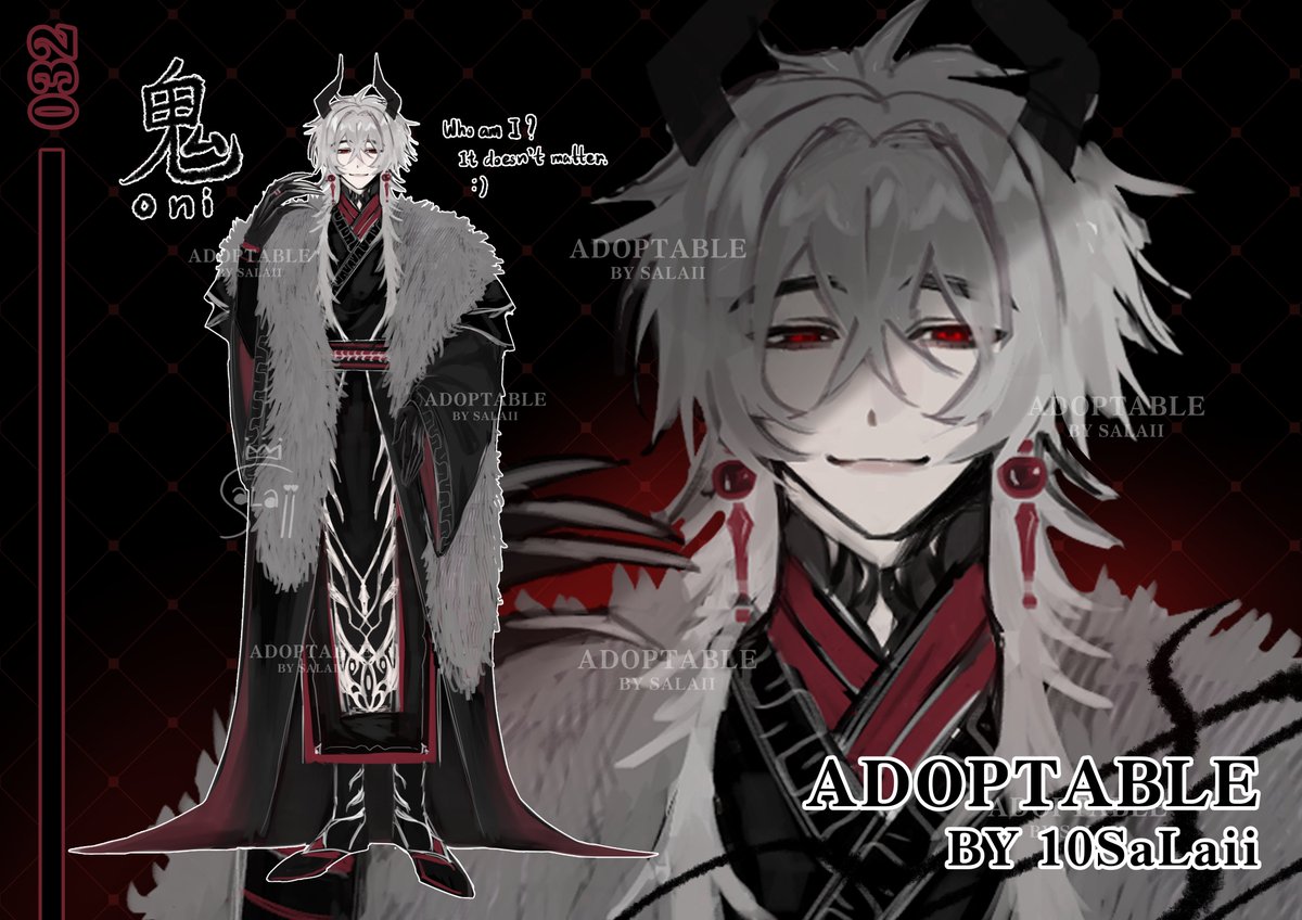 [Open]Adoptable Oni👹
SB: 60 USD
🌈RT really appreciate🌈
#adoptable #characterdesign #Vtuber