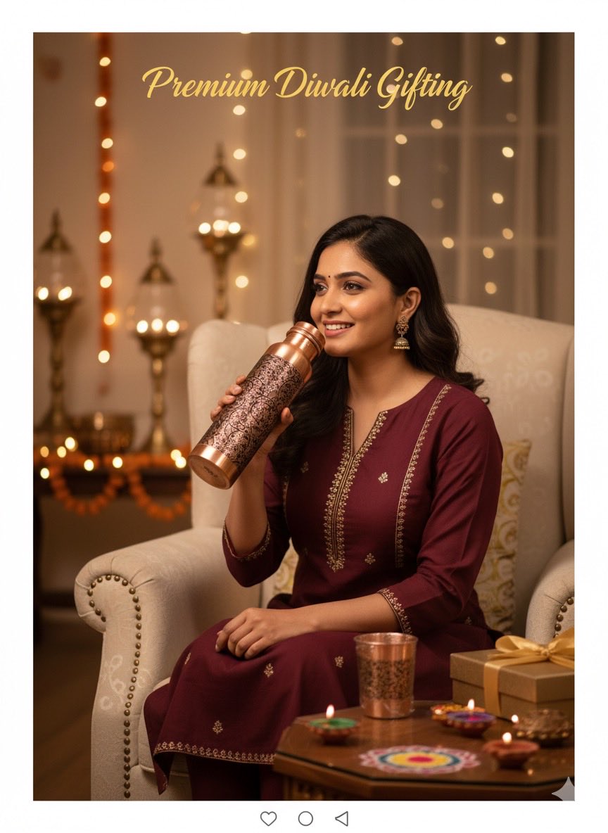 copper_expert's tweet image. Pure Copper Bottle Set Combos ✨
The perfect choice for Diwali Gifting 🎁
Beautifully packed • Premium Quality • Health with Elegance ✨

#DiwaliGifting #CopperBottleSet #PureCopper #FestiveGifts #CorporateGifting #WeddingReturnGifts #HealthyLifestyle #copperexpert