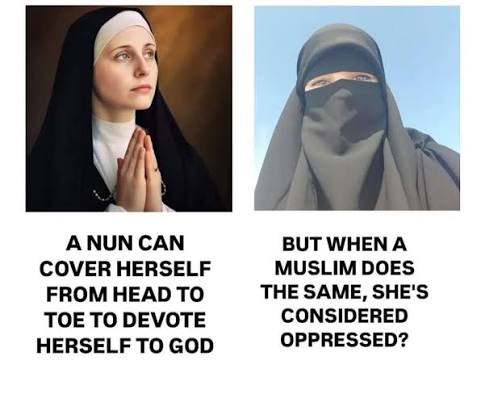 jamale40's tweet photo. @realMaalouf You are trying shuffle the cards but it's a miserable attempt. A non-Muslim woman has nothing to lose by wearing the hijab, after her consent, of course. But a Muslim woman cannot take off the hijab because it is related to religion, and it is necessary for her to wear it https://t.co/cJmq2HMyM5
