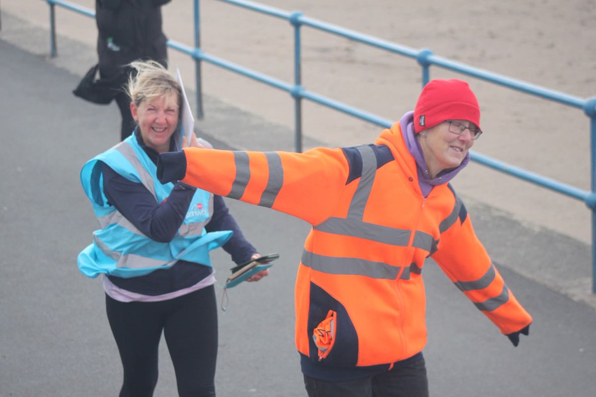 nbtsparkrun's tweet photo. @parkrunUK A bit windier than usual on the Prom, but the smiles were unstoppable 🌬️😀 https://t.co/8bcXduoifJ